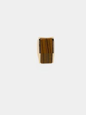 Zara Maxi Geometric Stone Ring